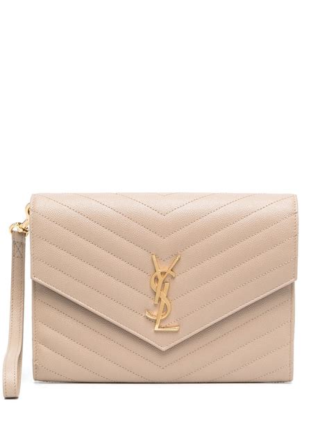 saint laurent clutch nylon